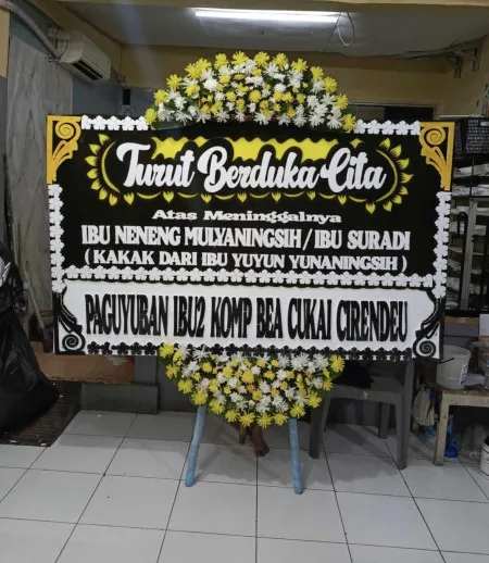 Papan Bunga Duka Rs Emc Tangerang